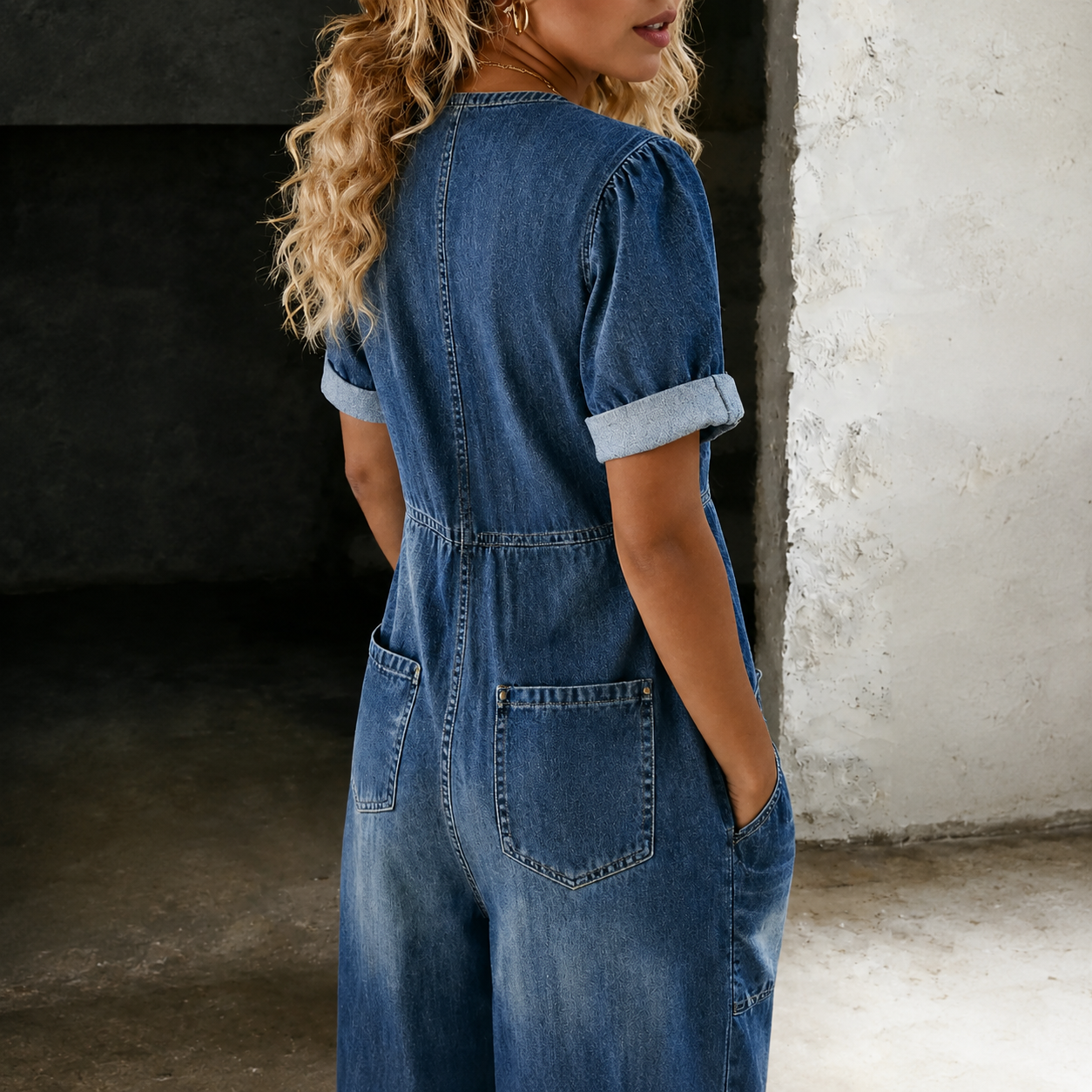 Chloe – Oversized džínová tunika