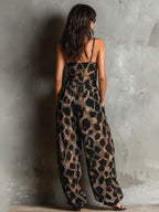 Miley - elegantní overal s leopardím vzorem