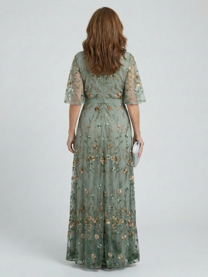 Patricie - Elegantní šifonové maxi šaty