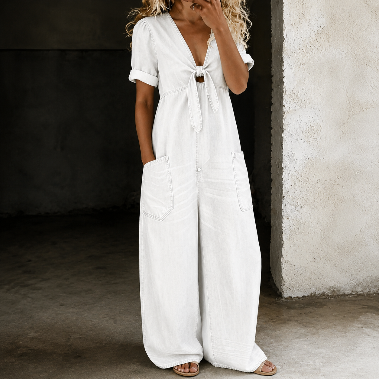 Chloe – Oversized džínová tunika
