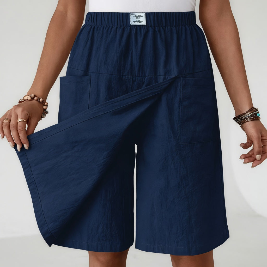 Mia - Pohodlná bavlněná skort sukně