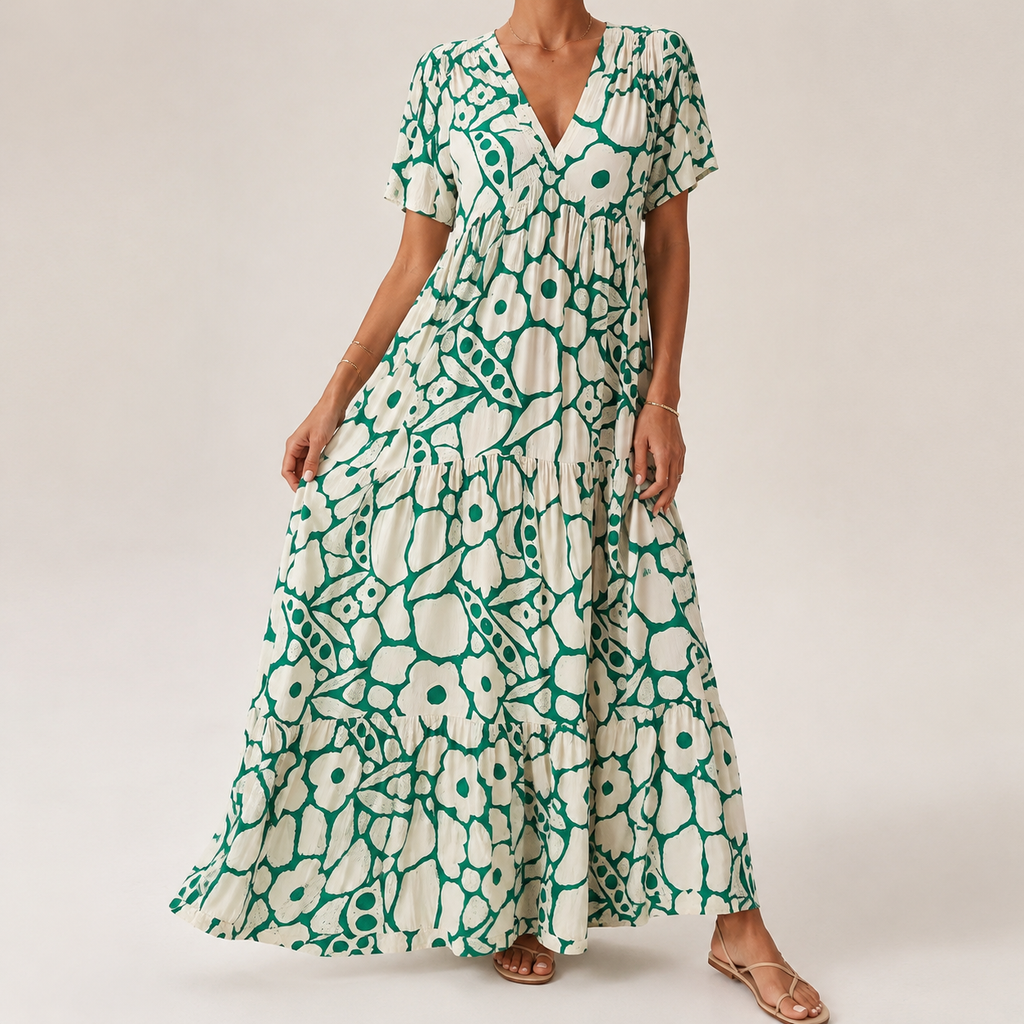 Margaret - Elegantní bohémské maxi šaty