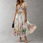 Rosalynn – Elegantní květinové maxi šaty