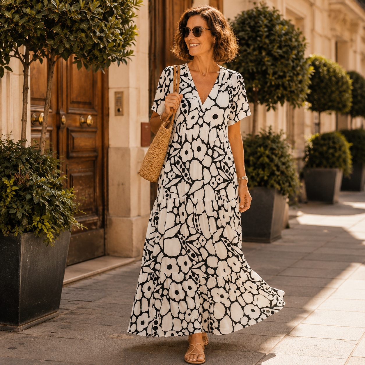 Margaret - Elegantní bohémské maxi šaty