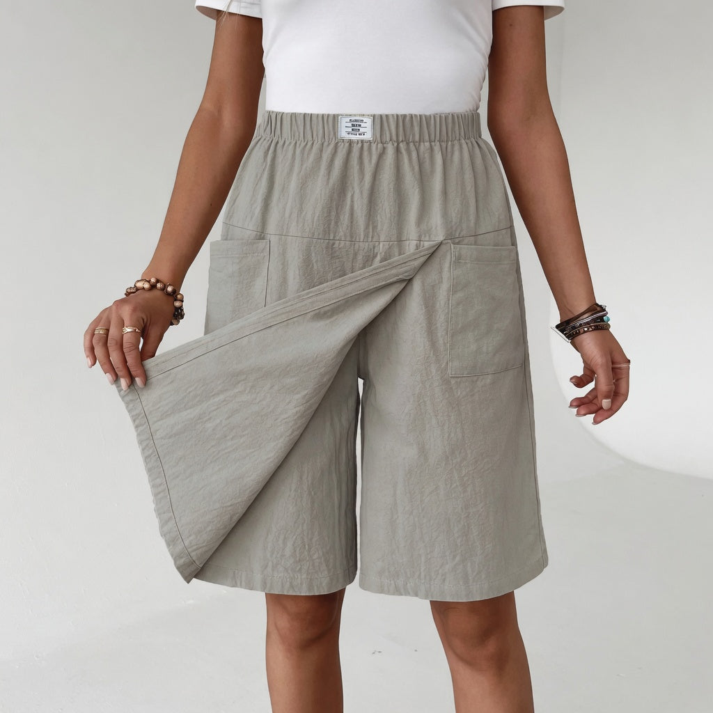 Mia - Pohodlná bavlněná skort sukně