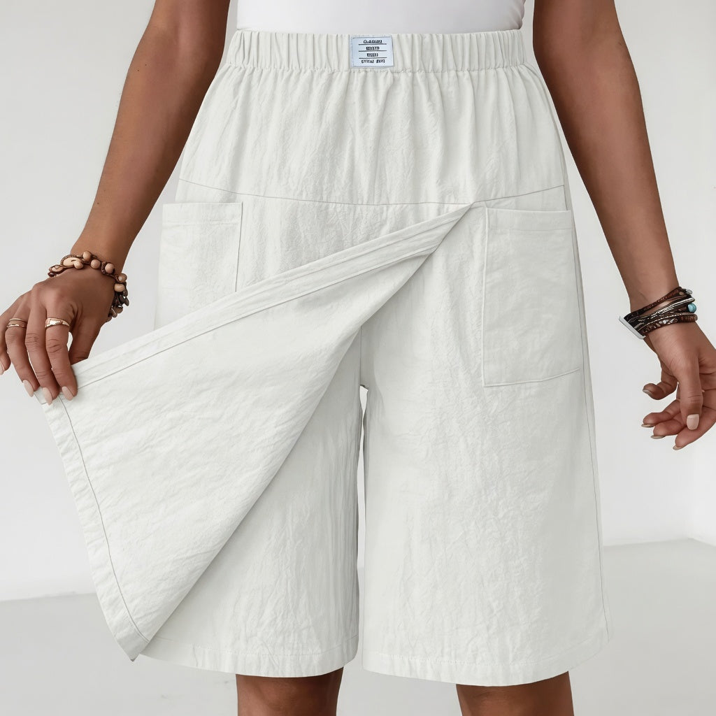 Mia - Pohodlná bavlněná skort sukně