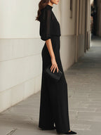 Emma – sofistikovaný černý třídílný komplet