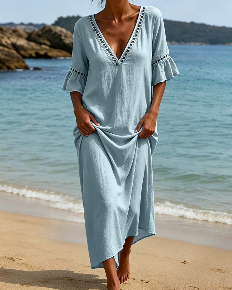 Nika – Plátěné šaty Coastal